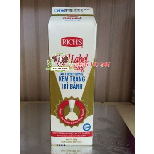 Topping Rich gold label