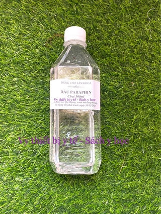 Dầu Paraphin 500ml ( dầu bôi trơn trong sản khoa )