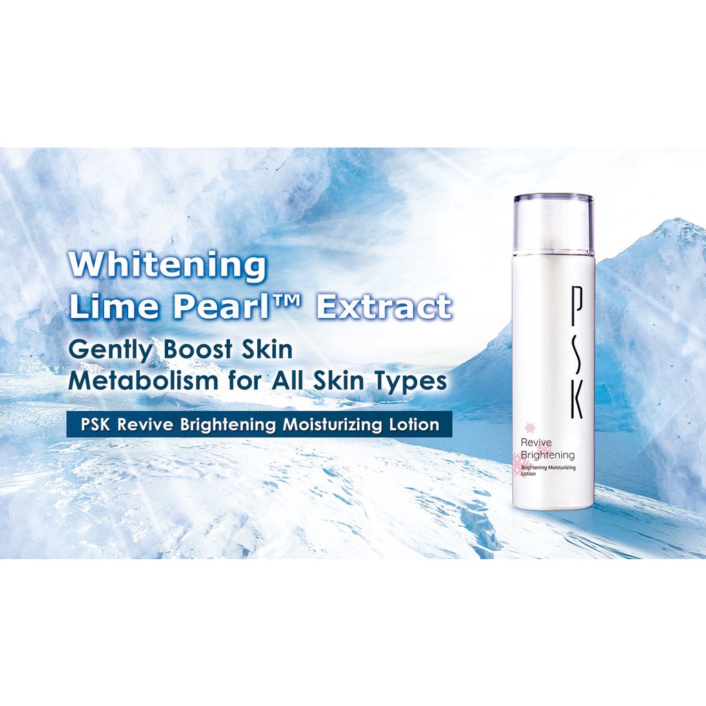 Nước cân bằng dưỡng ẩm làm trắng sáng da hoàn hảo PSK Revive Brightening Moisturizing Lotion 150ml