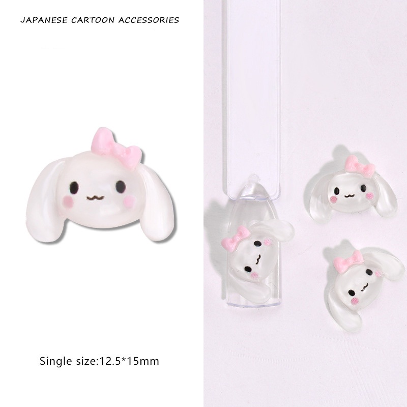 Bộ Phụ Kiện Trang Trí Móng Tay 3D DIY Hoạt Hình Đáng Yêu