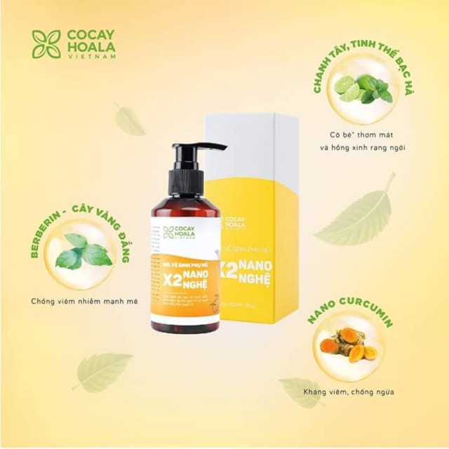 Gel vệ sinh phụ nữ X2 NANO nghệ