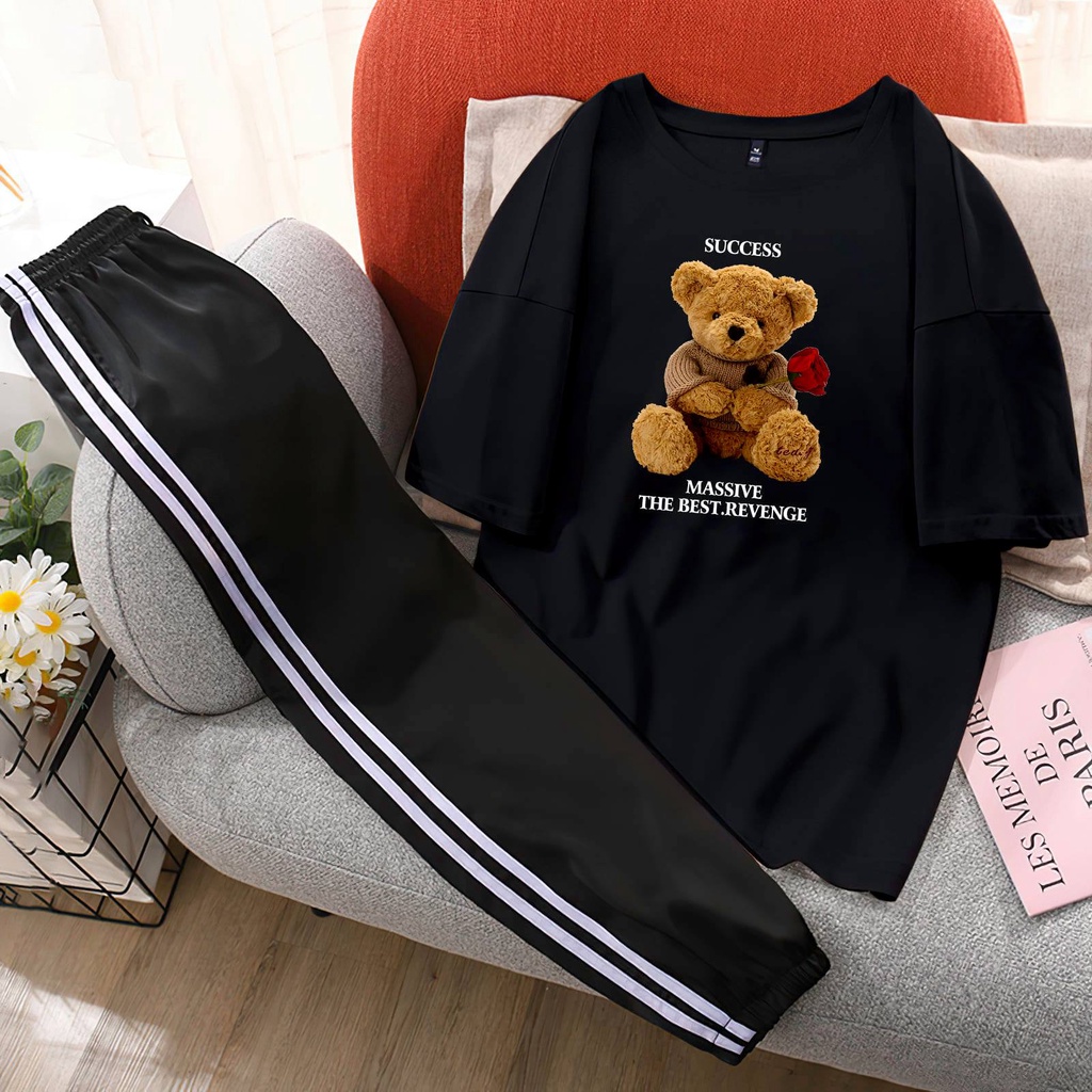 Sét Bộ xinh mặc ở nhà Áo form rộng oversize + quần thể thao siêu xinh [Mã 07]