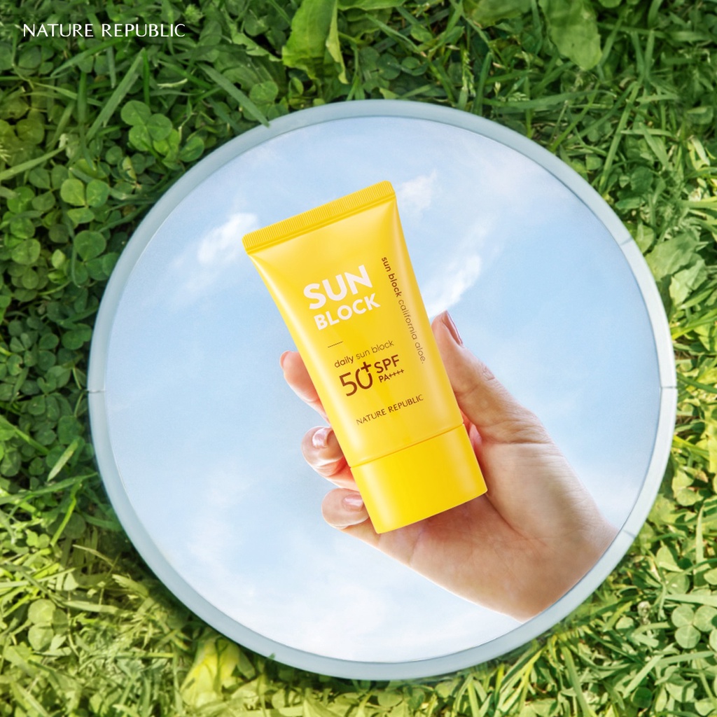 Kem chống nắng Nature Republic California Aloe Daily Sun Block SPF50+PA+++ 57ml