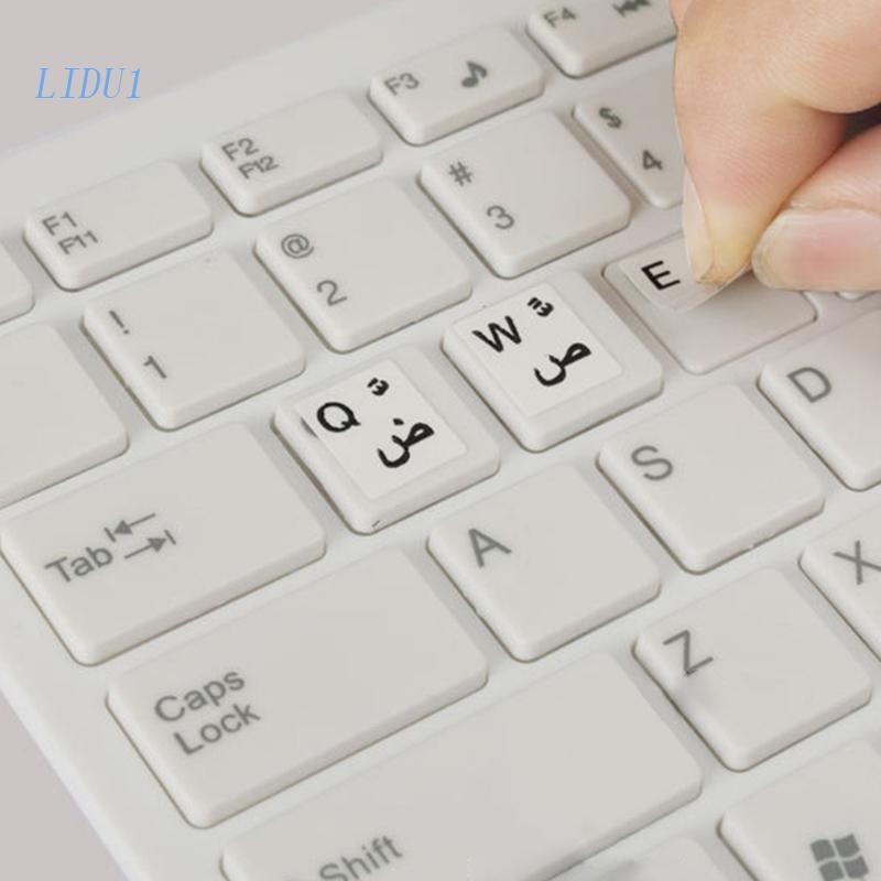 Miếng Dán Bàn Phím LIDU1 Trong Suốt In Chữ Cho Bất Kỳ Laptop