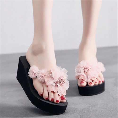 Dép Xỏ Ngón Đế Xuồng Chống Trượt Thời Trang Mùa Hè Cho Nữ