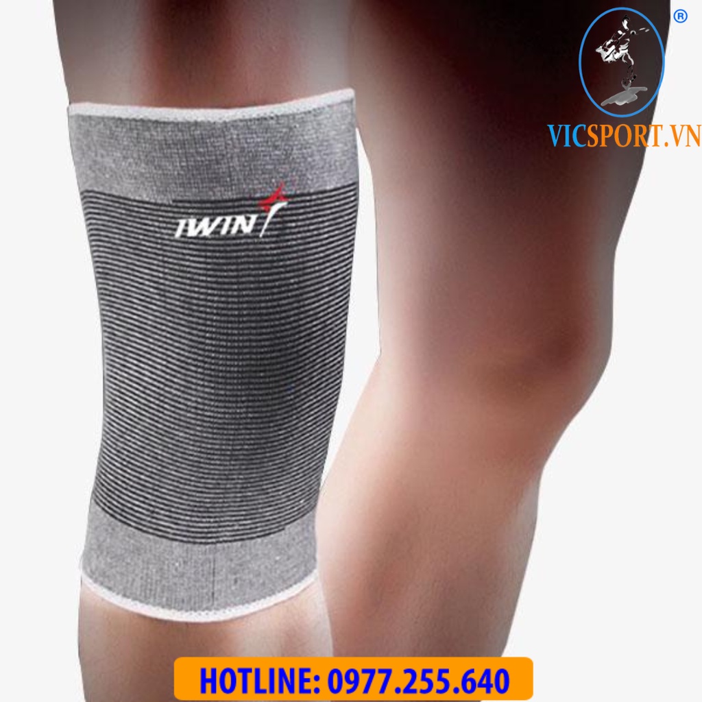 Bó Gối Thể Thao IWIN KEPPA, Băng Bảo Vệ Đầu Gối, co giãn (1 Đôi) - chất liệu cao cấp - Vicsport