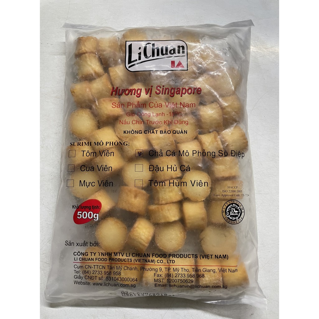 Sò điệp surimi Lichuan 500g [Giao hỏa tốc tại tpHCM]