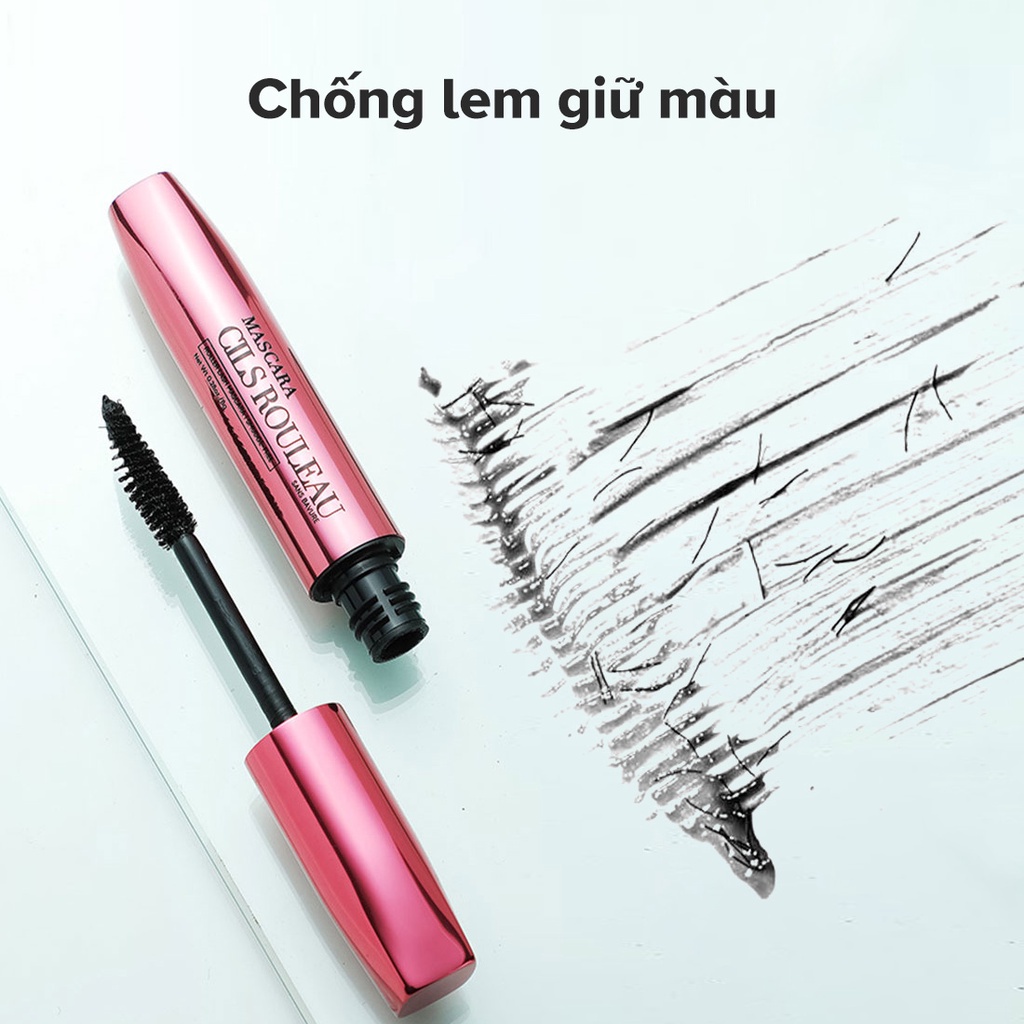 Mascara không lem chống nhòe Smudge free Miniso 37.6g (Màu đen) - Hàng chính hãng