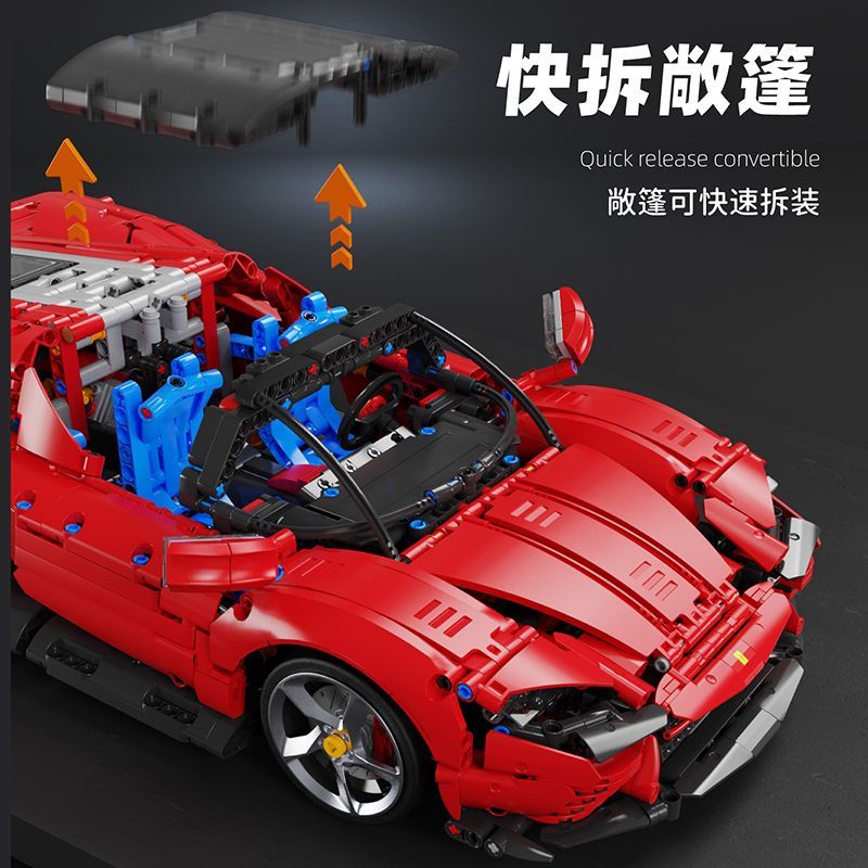 Mô Hình Lắp Ráp Xe Hơi Thể Thao Ferrari 1: 10sp3