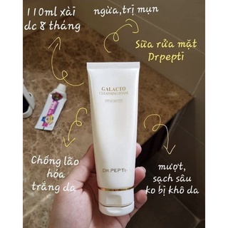 Sữa rửa mặt Dr. Pepti Galacto Cleansing Foam