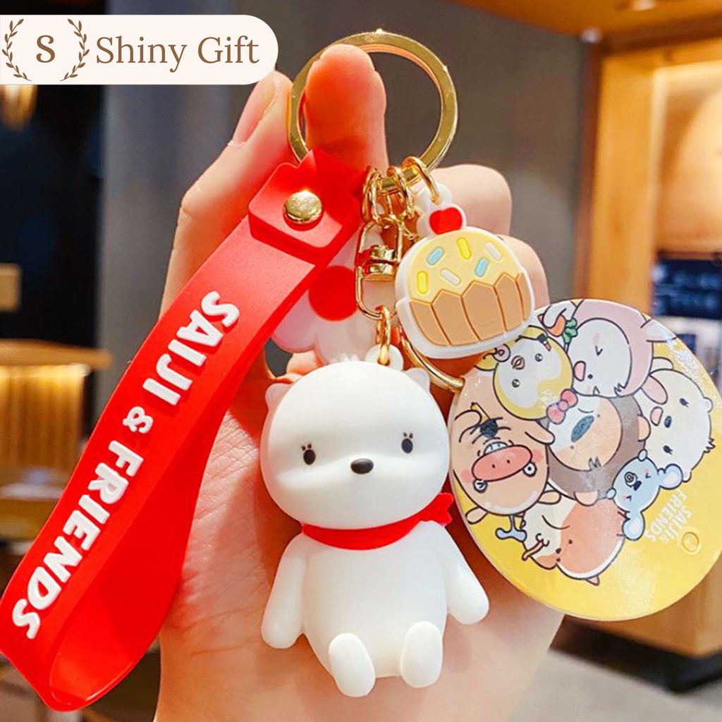 Móc khóa động vật siêu cute hot trend