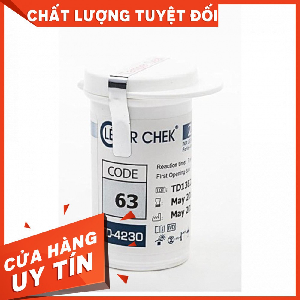 Máy đo đường huyết Clever chek tặng kèm 25 que thử + 10 kim lấy máu