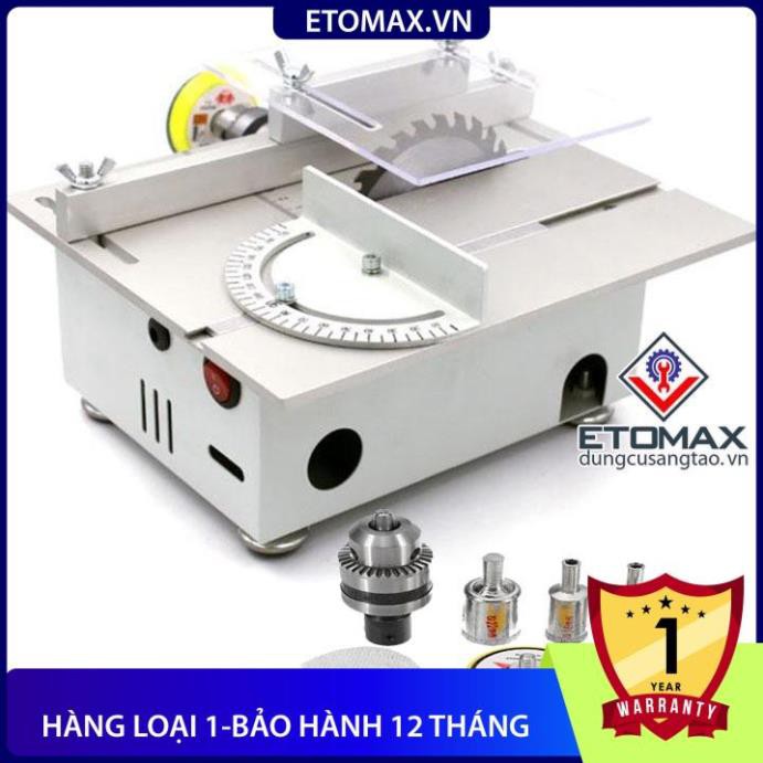 [Hàng loại 1-Bảo hành 12 tháng] Máy cưa bàn mini đa năng V3 ( ETOMAX )