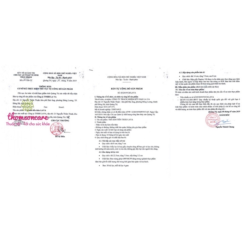 Trà Kim Tiền Thảo Lava