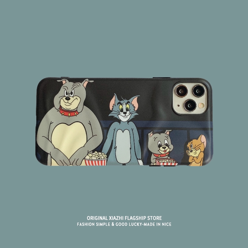 Ốp điện thoại in hình mèo Tom đáng yêu nhiều mẫu mã cho điện thoại iPhone 11 Pro MAX i7 i8 plus XR XS MAX