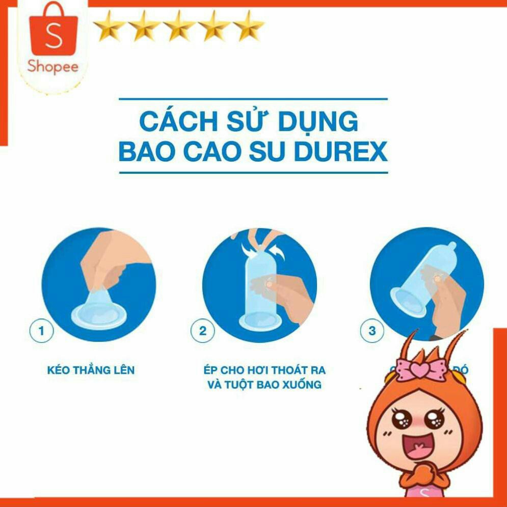 Bao Cao Su Gai Gân Durex Pleasuremax - Tăng Cảm xúc Theo Từng Nhịp - Hộp 12 Cái