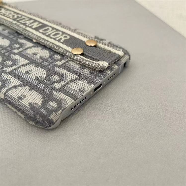 Ốp điện thoại thêu logo Dior sang trọng cho Iphone 13Promax 13 13Pro 11Promax 11 7+ 8+ X XS XR XSmax 12 12Pro 12Promax