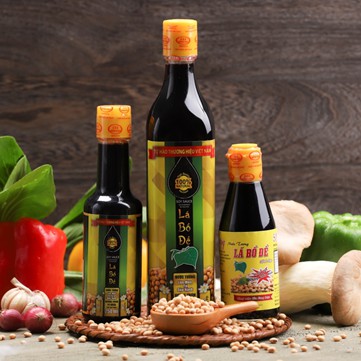 Nước tương Lá Bồ Đề 500ML [Nước Tương Chay Cao Cấp] - 500ML Soy Sauce &quot;Bohdi leaf&quot; Glass Bottle