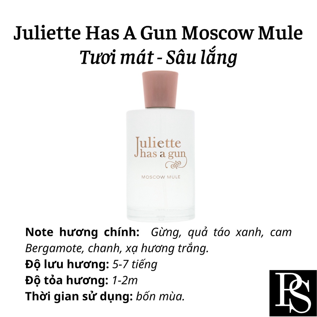 Nước hoa Juliette các mùi hương hot nhất