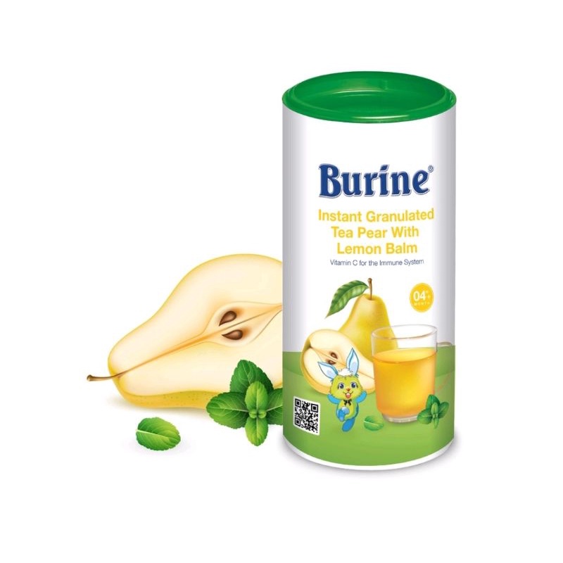 Trà cốm hoa quả Burine Lê ,bạc hà