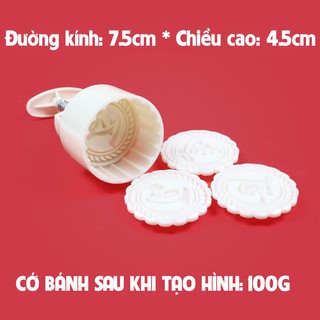 Khuôn Làm Bánh Trung Thu 4 Mặt Phúc - Lộc - Thọ - Tài Chữ Thư Pháp Cao Cấp