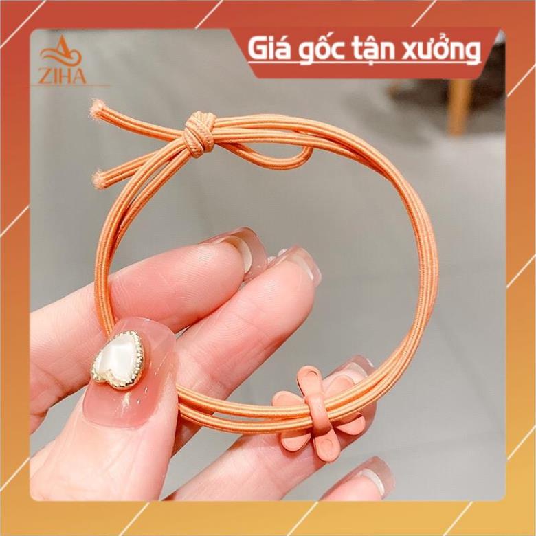 Giá sốc 1k- Dây buộc tóc hoa cúc nhí co dãn- Quà tặng khách 1k