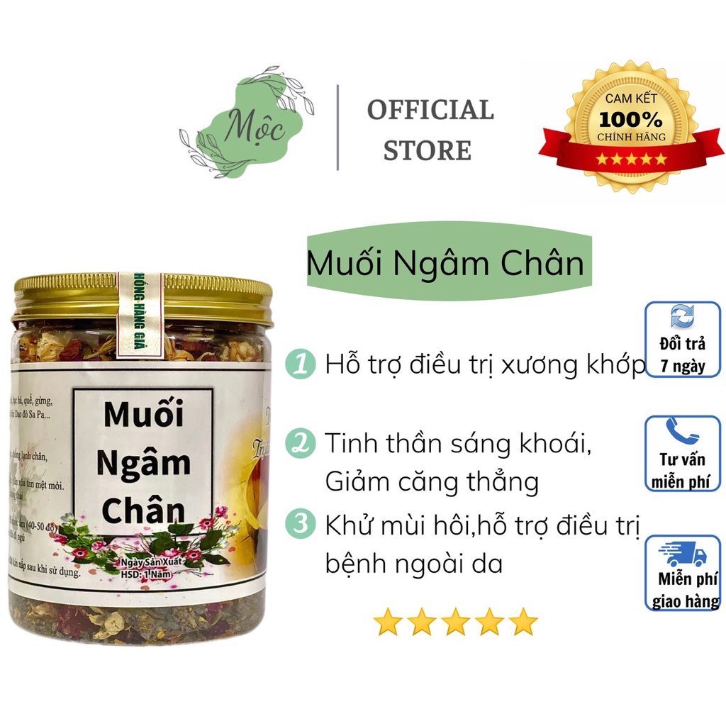 Muối thảo dược ngâm chân