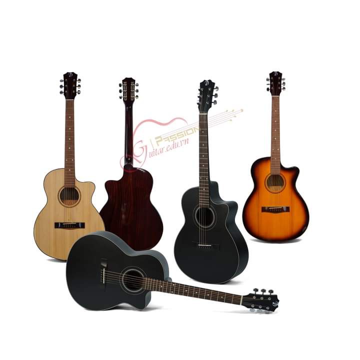 Đàn guitar acoustic mặt gỗ Thông giá sinh viên chất lượng cao âm thanh tuyệt vời