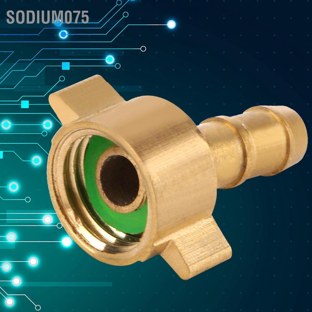 Hàng Hot G1 / 4 đến 8mm Ống nối bằng thép không gỉ Phụ kiện máy phun Hàng giao ngaySodium075
