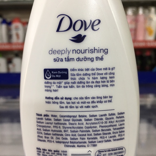 Sữa Tắm Dove Nuôi Dưỡng Sâu 180g (179ml)