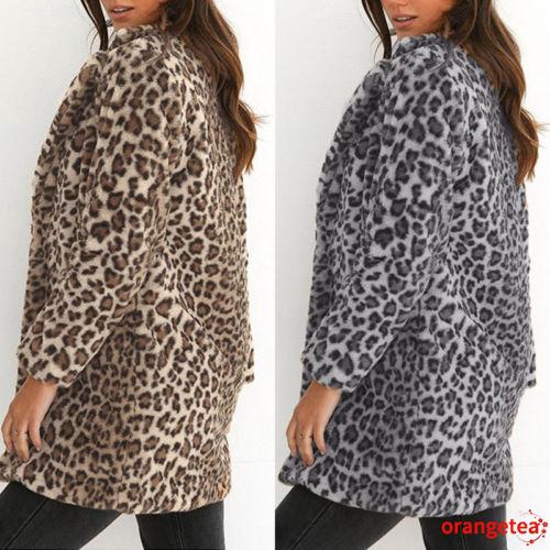 Áo khoác giả da báo phong cách thời trang cho phái nữ | BigBuy360 - bigbuy360.vn