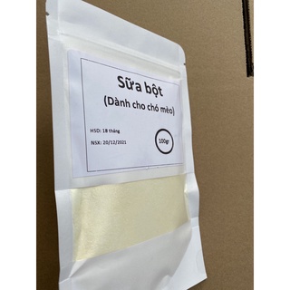 Sữa bột 100gr Sữa cho chó mèo dạng bột