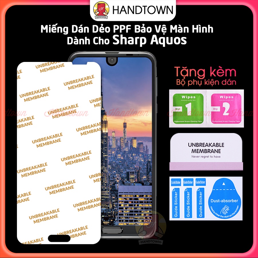 Miếng Dán Màn Hình PPF Sharp Aquos R SHV39 / SH03J / 605SH / R2 SH03K / SHV42 / R Compact 701SH / SHV41 / SH-M06 Classic