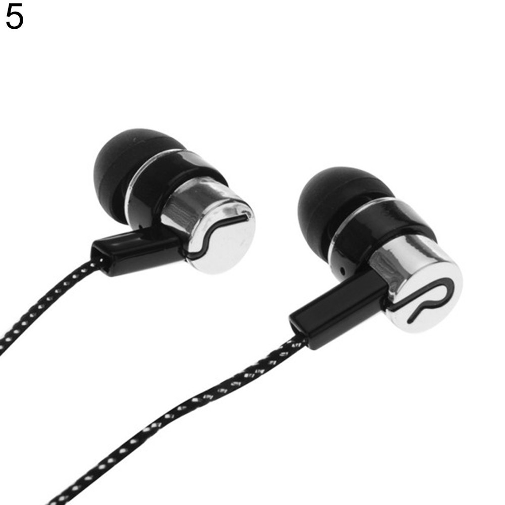 Tai nghe trong tai, headphone 3.5 mm âm cực trầm, thể thao. Earbud kim loại ₃