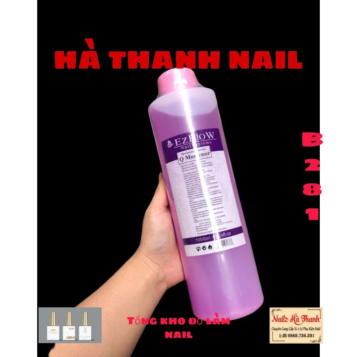 [ Có Sẵn ] Nước Dung Dịch Làm Hoa Đắp Bột Ezflow 1000ml