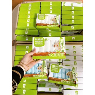 [ MIPBI ] Khăn sữa sợi tre 3 lớp MIPBI