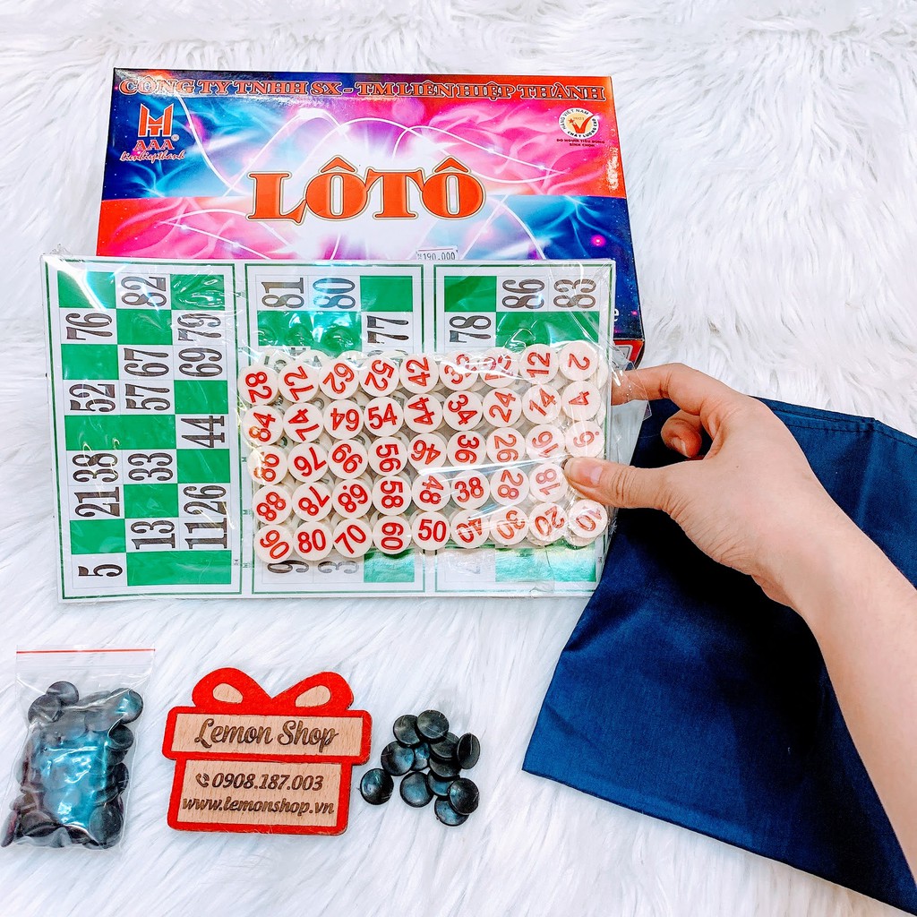 Bộ Game Loto Hạt Nhựa - 1 Bộ