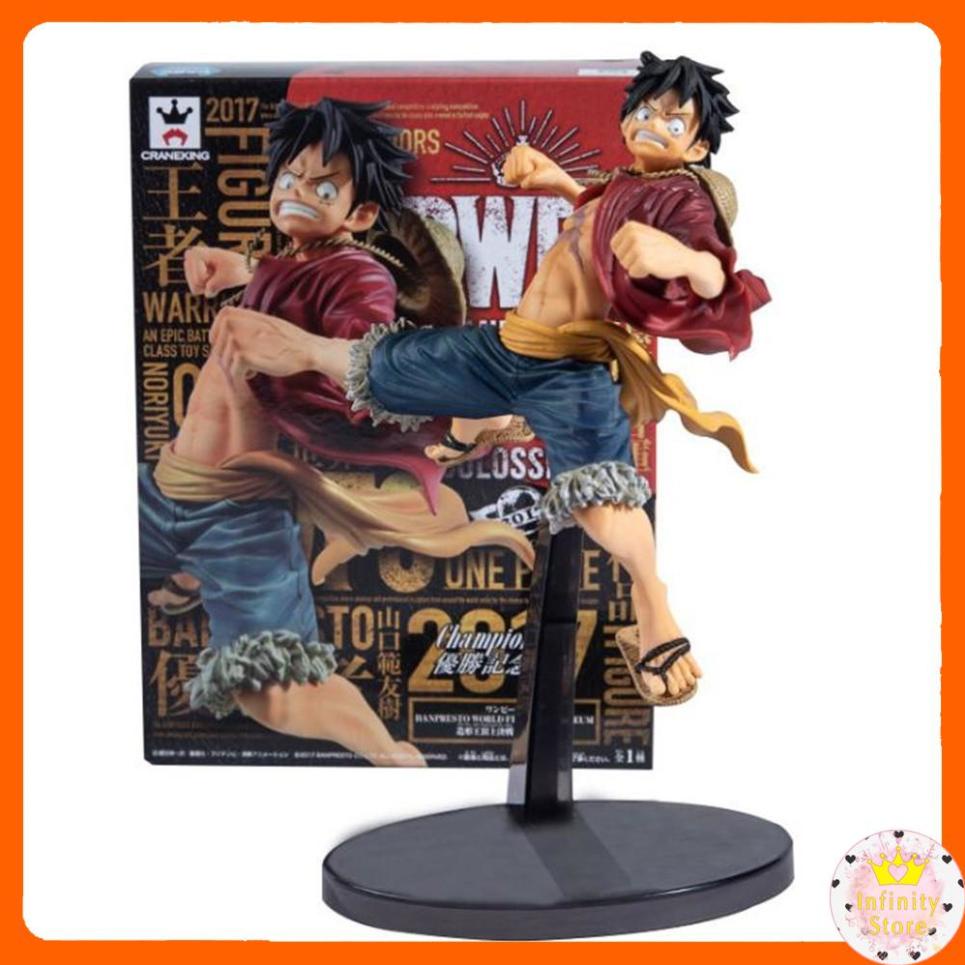 MÔ HÌNH LUFFY NHẢY ĐẤM SP 20CM INFINY DECOR