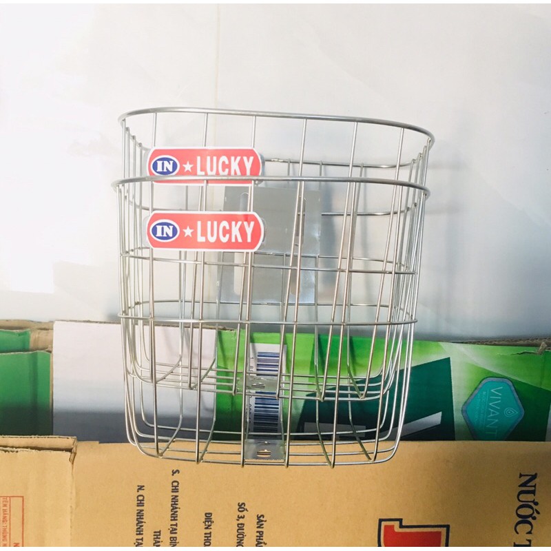 giỏ xe đạp trẻ em inox cho xe loại nhỏ cỡ 12-14-16inch ( rổ xe)