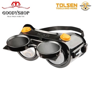 Kính hàn 2 lớp kính bảo hộ welding goggle tolsen 45075 hàng xuất khẩu châu âu goodyshop