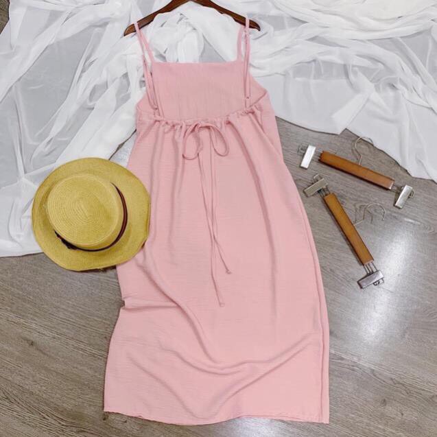 TT 21 - đầm maxi nữ kiểu khoét lưng cột nơ, cực kỳ dễ thương, đầm đi biển cực đẹp | BigBuy360 - bigbuy360.vn