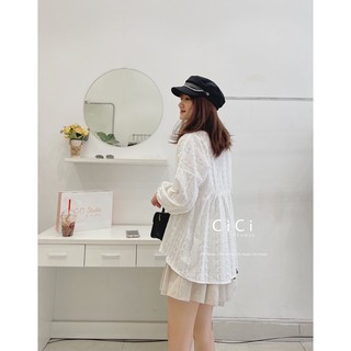 Áo sơmi bbd hoạ tiết CICISTUDIO