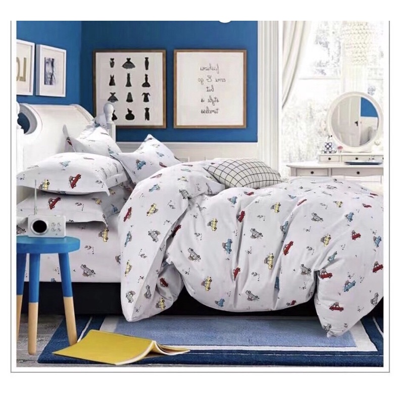 SALE Bộ ga gối cotton Hàn Quốc 4 món size 1m-1m8 nệm 3-15cmÔM DÂY KHOÁ | BigBuy360 - bigbuy360.vn