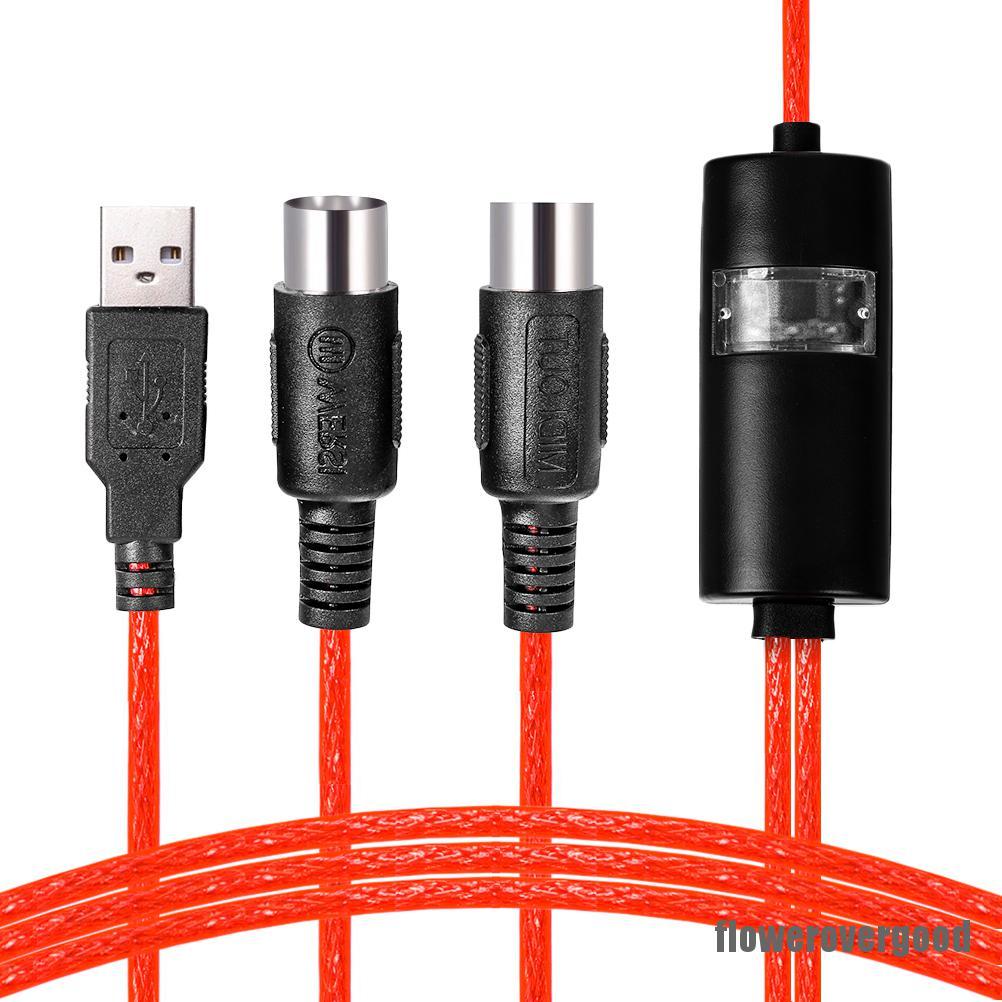 Dây Cáp Chuyển Đổi Âm Thanh Midi Thành Usb