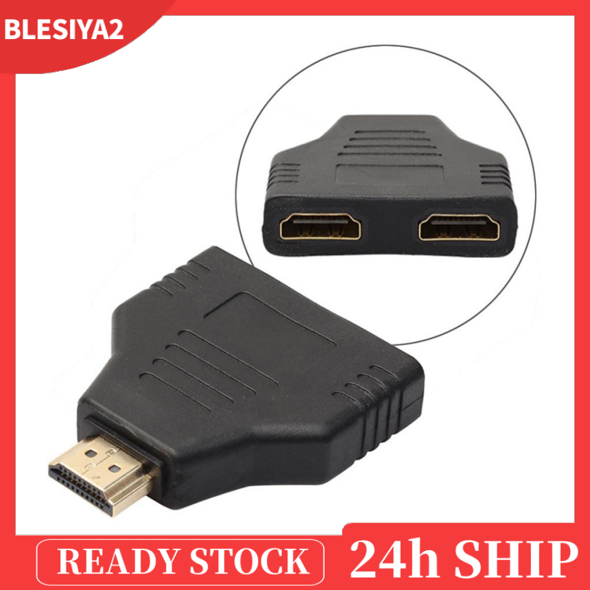 (Hàng Mới Về) Đầu Chuyển Đổi Từ Hdmi 1 Trong 2 1080p Sang 2 Ổ Cắm Hdmi Chuyên Dụng