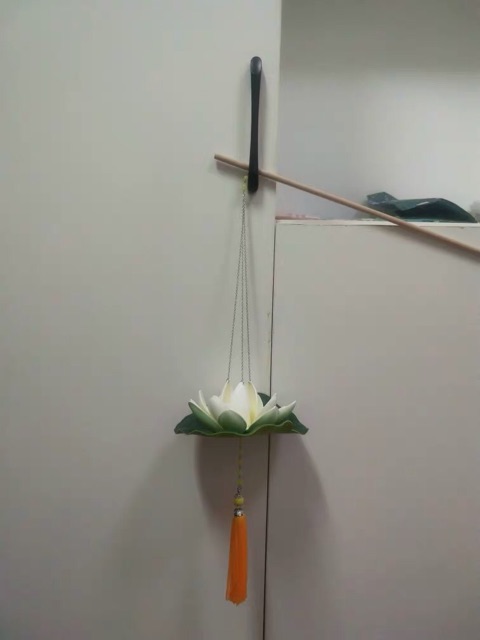 Set tự làm đèn hoa sen trắng