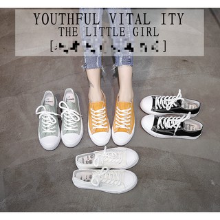 Giày ulzzang Vải Thể Thao Nữ CV Cổ Thấp Hot Hit Thời Trang Hót Năm 2021  MBS254 - Seun Shoes