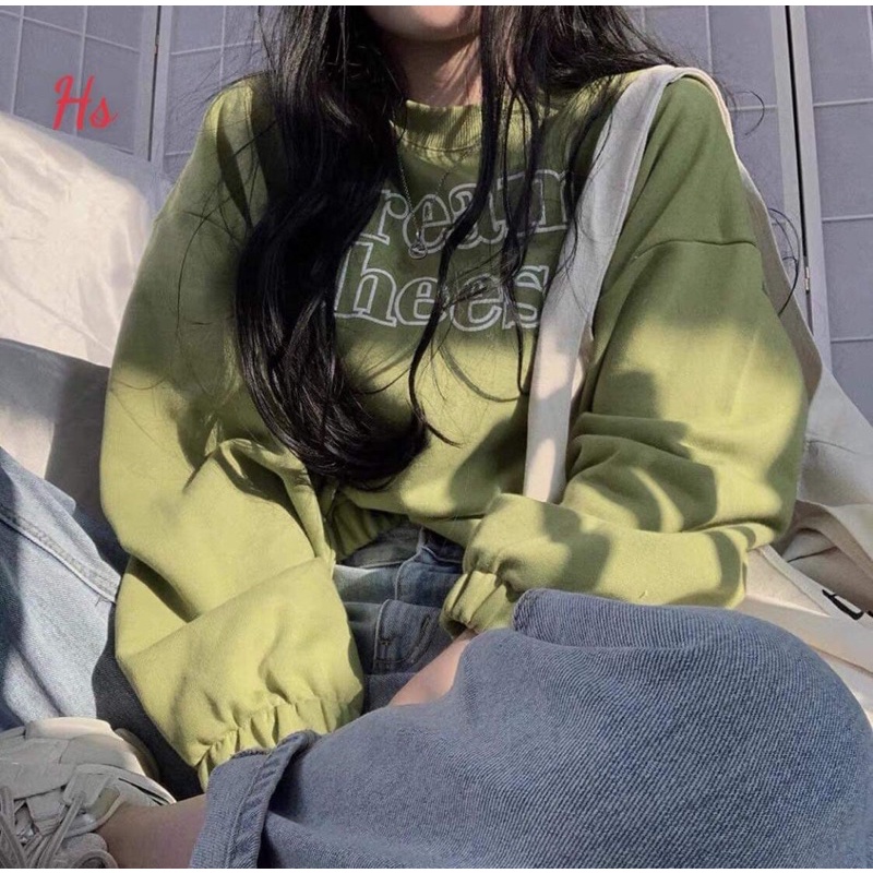 Áo croptop dài tay chun gấu Grean HS6