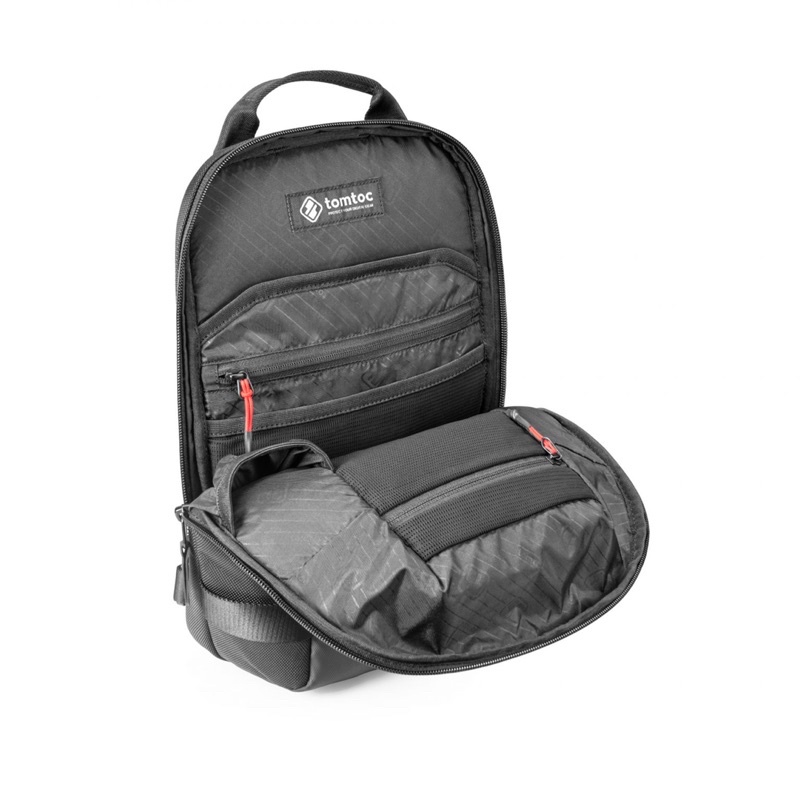 Túi Đeo Chéo TOMTOC Crossbody EDC Sling Bag 11inch-A54-Black- Hàng Chính Hãng