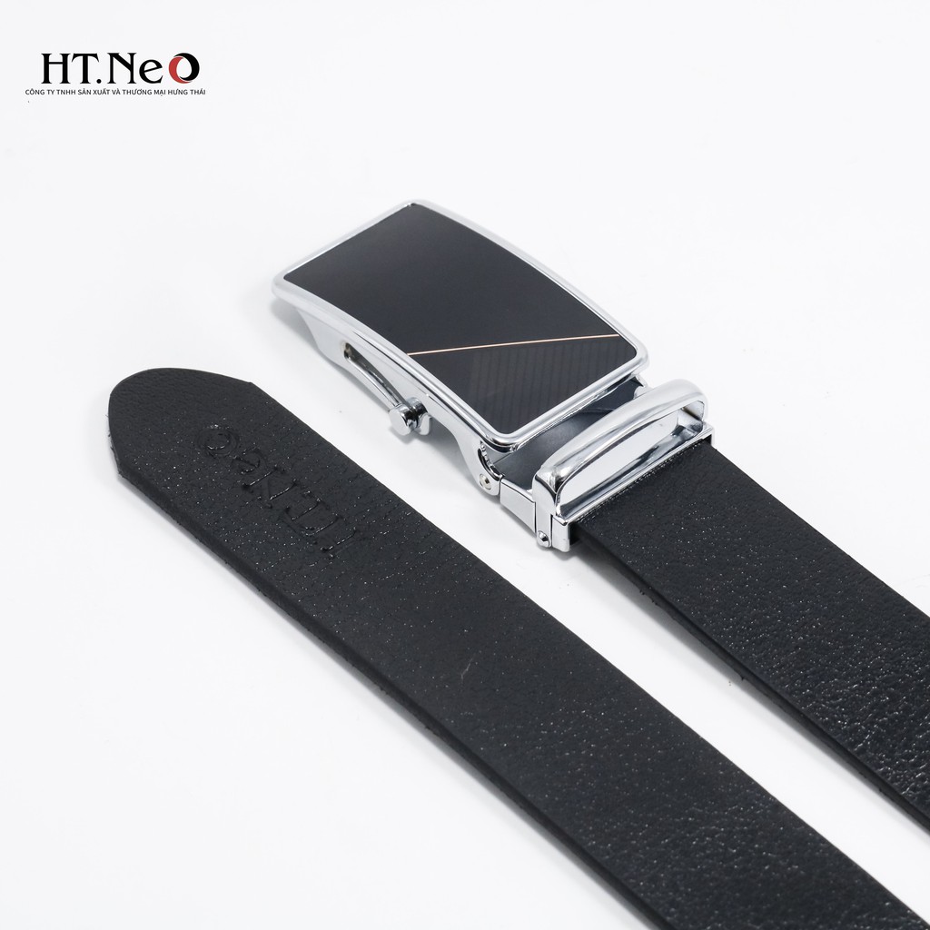 Dây lưng da HT.NEO da bò tự nhiên cắt nguyên miếng, mặt khóa đồng chống hoen rỉ, nhiều lựa chọn DL02